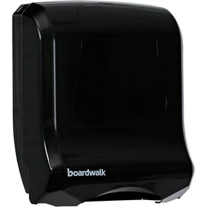 Distributeur de serviettes Boardwalk T1770BKBW Ultrafold Multifold/C-Fold 11,75 po X 6,25 pouces X 18 pouces Perle noire - 11,75 pouces X 6,25 pouces X - Product Image 1