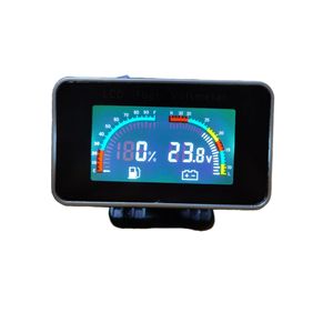 Medidor combinado de nivel de combustible y voltaje LCD Ruiteng 0-30V DC para automóviles, camiones y vehículos agrícolas - Product Image 1