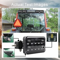 Nouveaux phares de travail LED pour tracteur agricole 12V 60W 5600LM IP68 étanches, faisceau large/spot, 4x4, carré de 6 pouces, robuste