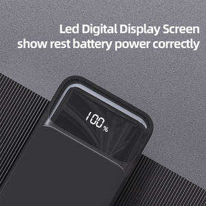พาวเวอร์แบงค์แบบพกพา 22.5W 10000mAh ชาร์จเร็ว รองรับพอร์ต Type-C สองช่อง พร้อมหน้าจอ LED แสดงผลแบบดิจิตอล  รับทำโลโก้ตามสั่ง - Product Image 5