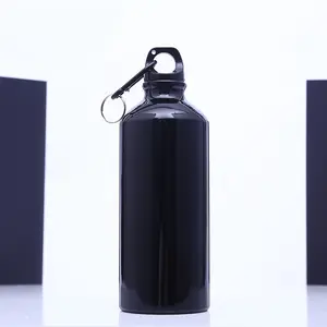 Garrafa de água de alumínio personalizada para bebidas esportivas, garrafa de água de metal de sublimação, garrafa de alumínio personalizada por atacado