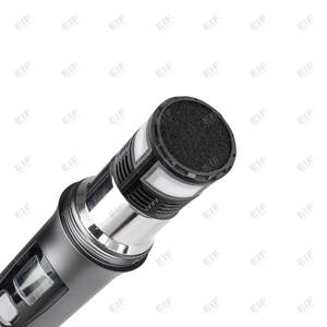 Sistema de Micrófono Inalámbrico XLR Dinámico de Doble Canal EIF-2000 con Cancelación de Ruido, Señal Estable y Sonido Nítido para Fiestas y Bodas - Product Image 4