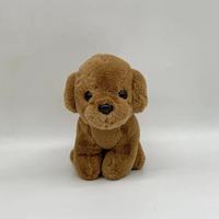 Mignon chien Teddy 18cm marron jouets en peluche dessin animé Animal chien debout Teddy chien jouets pour enfants joli cadeau