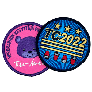 Заводская распродажа, термопечать на заказ, 3D-нашивка с вышивкой, классная шляпа, тканая ткань, устойчивое использование - Product Image 2