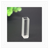 Cuvette en quartz UV transparente de 10 mm pour micro-réactions, matériel de laboratoire