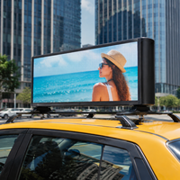Affichage LED extérieur étanche pour voiture 4G WIFI Publicité mobile avec haute luminosité 5000cd Garantie 1 an Installation facile