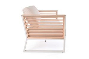 Vente en gros de meubles de jardin d'extérieur commerciaux tous temps Ensemble de canapés de jardin de couleur blanche imperméable - Product Image 3