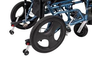 Cadeira de Rodas Reclinável MZU em Liga de Alumínio, Cadeira de Rodas com Encosto Alto e Inclinação, Cadeira de Rodas de Alta Qualidade - Product Image 4