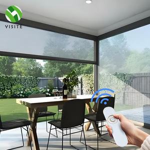 Stores extérieurs YST, stores automatiques intelligents, imperméables, en aluminium, pour pergola, rideaux motorisés, rail à glissière, stores à fermeture éclair - Product Image 3