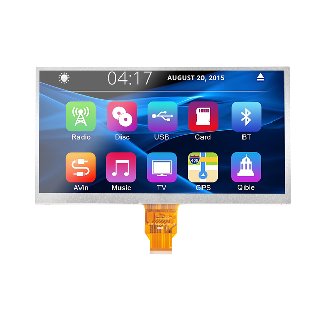 10.1 Inch Screen Lcd Monitor 6 Clock TFT Lcd Module LVDS 4 Lanes Interface Touch Display with 1024*600 Pixels