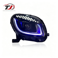 Kit de phares LED pour Mercedes Benz Smart W453 2015-2019, accessoires bleus à commande tactile, installation facile (Plug and Play)