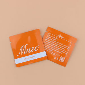 Sacchetto di plastica personalizzato stampato in lamina laminata Mylar per maschere viso, patch leviganti per petto, <span class=keywords><strong>fronte</strong></span>, sotto gli occhi e collo - Product Image 2