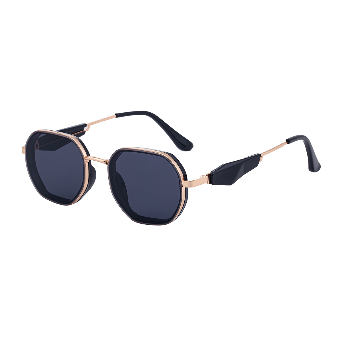 Cadre doré C2 noir gris