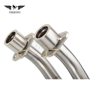 YHMOTO Tuyau de raccordement intermédiaire d'échappement, tube de silencieux, pièces de performance pour Honda CBR250RR 2017-2023 - Product Image 3