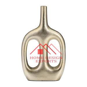 แจกันอลูมิเนียมทรงขวด, แจกันเครื่องใช้บนโต๊ะอาหารแฟนซีตกแต่งบ้าน - Product Image 1