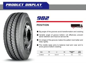 <span class=keywords><strong>Costanza</strong></span> 11 r24.5 11r 24.5 pneumatici radiali per autocarri interamente in acciaio per veicoli commerciali ruote e accessori pneumatici Tubeless - Product Image 6