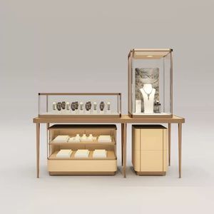 Vitrina <span class=keywords><strong>de</strong></span> Joyería <span class=keywords><strong>de</strong></span> Acero Inoxidable Lacado <span class=keywords><strong>de</strong></span> Lujo, Exhibidor <span class=keywords><strong>de</strong></span> Relojes <span class=keywords><strong>de</strong></span> Oro, Plata, Diamantes <span class=keywords><strong>y</strong></span> Jade - Product Image 2