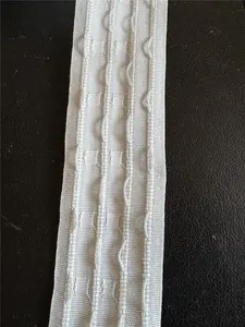 7.5cm kalem pleats geri dönüşüm bantlanmış perde curling bant pleats 100% polyester ev tekstili destek dropshipping