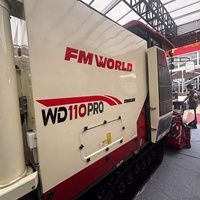 Moissonneuse-batteuse FM World Harvester 6.0 d'occasion, 110 CV, capable de récolter le blé, le riz, le soja et le maïs, avec une efficacité élevée et des pertes réduites.
