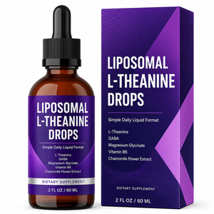 Vente Flash : Gouttes Liquides Nootropiques Sans Sucre 4-GABA, Théanine, Magnésium, Riches en Protéines, Améliore l'Immunité, Sans Gluten, Halal - Product Image 1