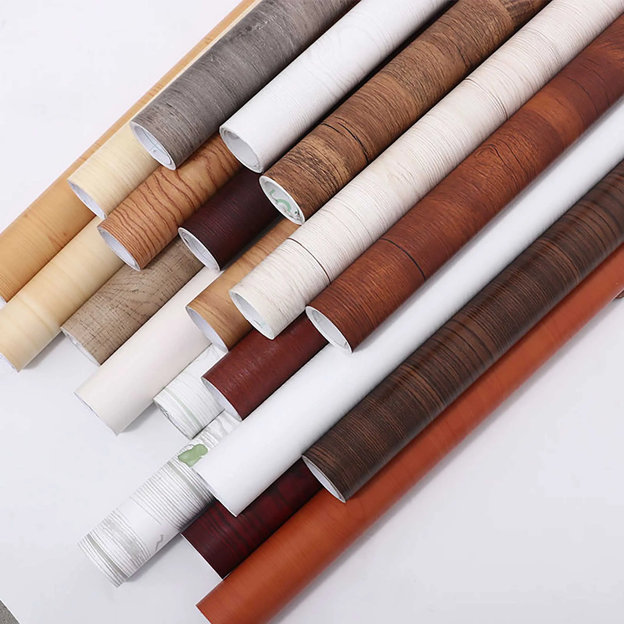 Aluminum profile PVC decoration film wood grain moisure-resistant wrapping profile vinyl foil pvc sheet for door frame