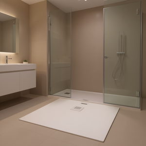 Receveur de douche Serenity rectangulaire beige 100 x 190 cm - Product Image 3