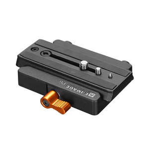 Trépied en alliage d'aluminium à engrenages E-IMAGE PSK01 avec colonne centrale flexible à élévation rapide, adaptateur QR, hauteur de travail maximale 2,3 m pour caméra PTZ - Product Image 6