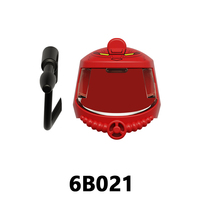 6B021-6B024 Organisme Cybétique Cyborg Mini Briques Accessoires Éducatifs Blocs de Construction en Plastique de Dessin Animé pour Jouets d'Enfants