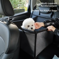 Tapis de voiture pour animaux domestiques – Siège de sécurité arrière pour chien – Coussin imperméable pour siège individuel – Lit pour chien en polyester résistant aux taches – Indispensable pour garder votre animal au chaud