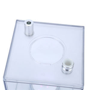 Großhandel Bestseller Acryl-Würfel-Shisha Tragbare Quadratische Shisha mit Zubehör Shisha LED-Licht Hookah - Product Image 5