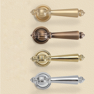 Chất Lượng Cao Kẽm Hợp Kim Ánh Sáng Sang Trọng Độc Đáo Cửa Lỗ Mộng Khóa Bộ Cho Nhà Nội Thất Bằng Gỗ Tay Nắm Cửa Với Khóa Chìa Khóa - Product Image 3