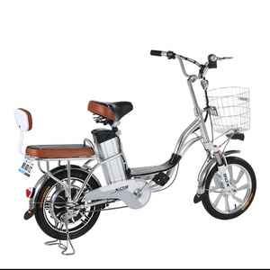 Bicicleta eléctrica con marco de aleación de aluminio, neumático al vacío de 16x2.125 pulgadas, motor de 350 <span class=keywords><strong>w</strong></span>, bicicleta eléctrica con batería de litio de 48 v y 12 ah - Product Image 4