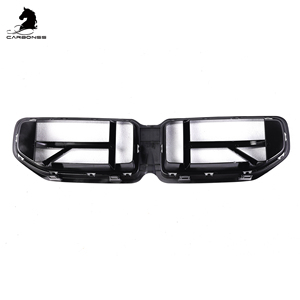 กระจังหน้าทรงไตแบบชิ้นเดียวสีดำเงาสไตล์ CS การอัปเกรดภาพแบบสปอร์ตสำหรับ BMW M2 G87 2022 + - Product Image 6