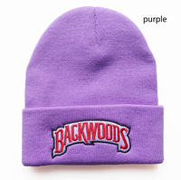 Nouveau automne hiver chaud solide chapeau backwoods lettre brodé bonnet pour hommes et femmes