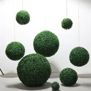 Artificial Grass Ball Plastic Flower Encryption Milan Lawn Plant 4 Head Hotel Mall Hanging Decoration Artificial Plants