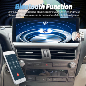 Autoradio Android 13 12,3 pouces, GPS, lecteur multimédia, Bluetooth, Carplay sans fil, 8 Go + 128 Go, Wifi pour Lexus LS460 LS600 2006-2012 - Product Image 3
