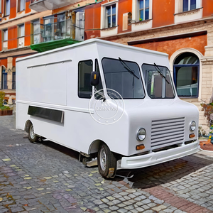 2025 support de concession électrique OEM chariots de restauration rapide cuisine mobile comptoir en acier inoxydable gâteau camion de nourriture remorque - Product Image 5