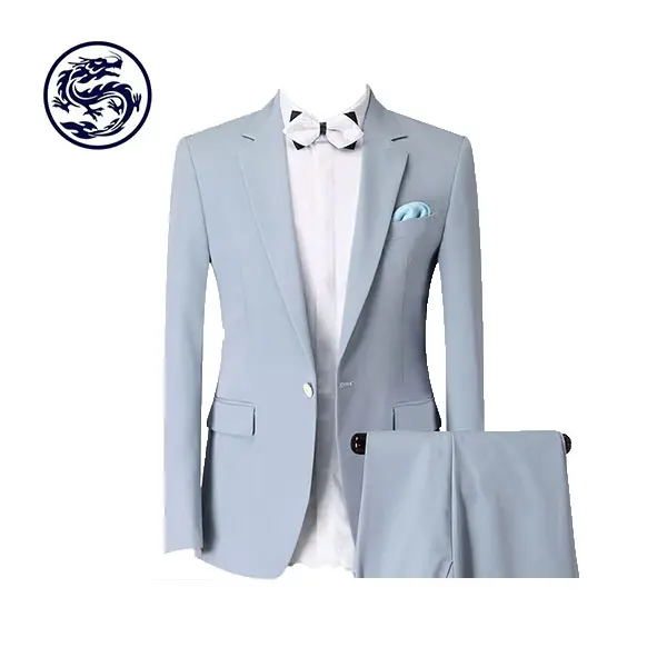 Zhongshan Dragon Uniform Wholesale Fashion Mens Slim Fit Suits Hot Sale Blazer Men Formal Business Men suits