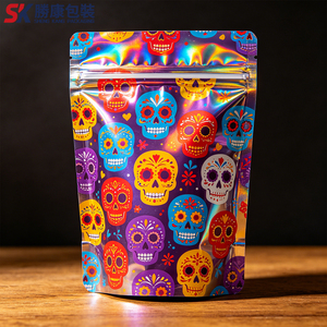 Bolsa Sellable de Papel de Aluminio y Película de Poliéster de Grado Alimenticio, Resistente al Agua, Antiolor, de 3.5g, con Impresión Personalizada - Product Image 1