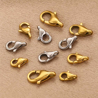 Fermoir à griffe de homard en acier inoxydable 316L de haute qualité de différentes tailles pour la fabrication de bijoux