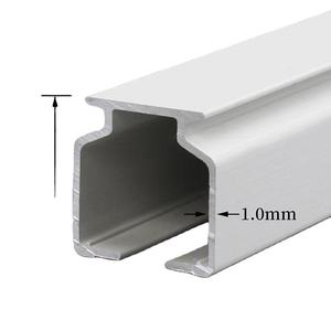 Venta Directa de Fábrica: Riel de Cortina de Aleación de Aluminio Resistente con Pliegues Ondulados, Popular - Product Image 1