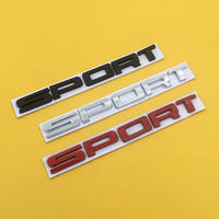Autocollant Métallique 3D pour Coffre de Voiture, Emblème Sportif, Logo, Lettres, Badge