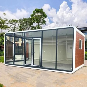 Maison préfabriquée modulaire, maison-conteneur mobile d'extérieur très vendue pour hébergement extérieur, <span class=keywords><strong>bureau</strong></span> et salle de réunion, Apple Cabin - Product Image 3