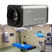Caméra de sécurité numérique avec zoom vidéo varifocal 20x, objectif fixe 2MP, capteur CMOS, 1080p HD, très faible luminosité, boîtier SDI
