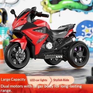 دراجة نارية كهربائية للأطفال، سيارة لعبة بلاستيكية قابلة لإعادة الشحن مع تحكم عن بعد للأطفال من الجنسين - Product Image 5