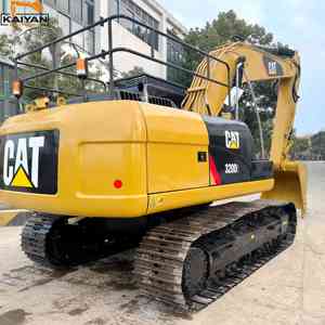 Excavatrice Caterpillar 320D2 d'occasion, faible nombre d'heures de travail, performance stable, pelle sur chenilles CAT d'occasion pour la construction - Product Image 3