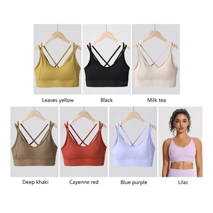 Nouvel Arrivage Soutien-gorge de Sport à Bretelles Doubles Réglables, Soutien Élevé, Dos <span class=keywords><strong>Nu</strong></span>, Respirant, pour Yoga et Gym, Vêtements pour Femmes - Product Image 4