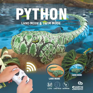 Jouets chanceux Rc <span class=keywords><strong>serpent</strong></span> amphibie télécommande jouet Python terre eau natation <span class=keywords><strong>serpent</strong></span> Simulation animaux jouets <span class=keywords><strong>pour</strong></span> enfants - Product Image 2