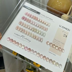 Perle de verre nude non toxique pierre oeil de chat vernis à ongles <span class=keywords><strong>Gel</strong></span> 24 couleurs miel pêche <span class=keywords><strong>Bobo</strong></span> salon de manucure ensemble spécial oeil de chat - Product Image 5