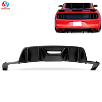 Diffuseur arrière style HN en gros de l'usine Honghang pour Ford Mustang 2015 2016 2017, séparateur de pare-chocs arrière en PP